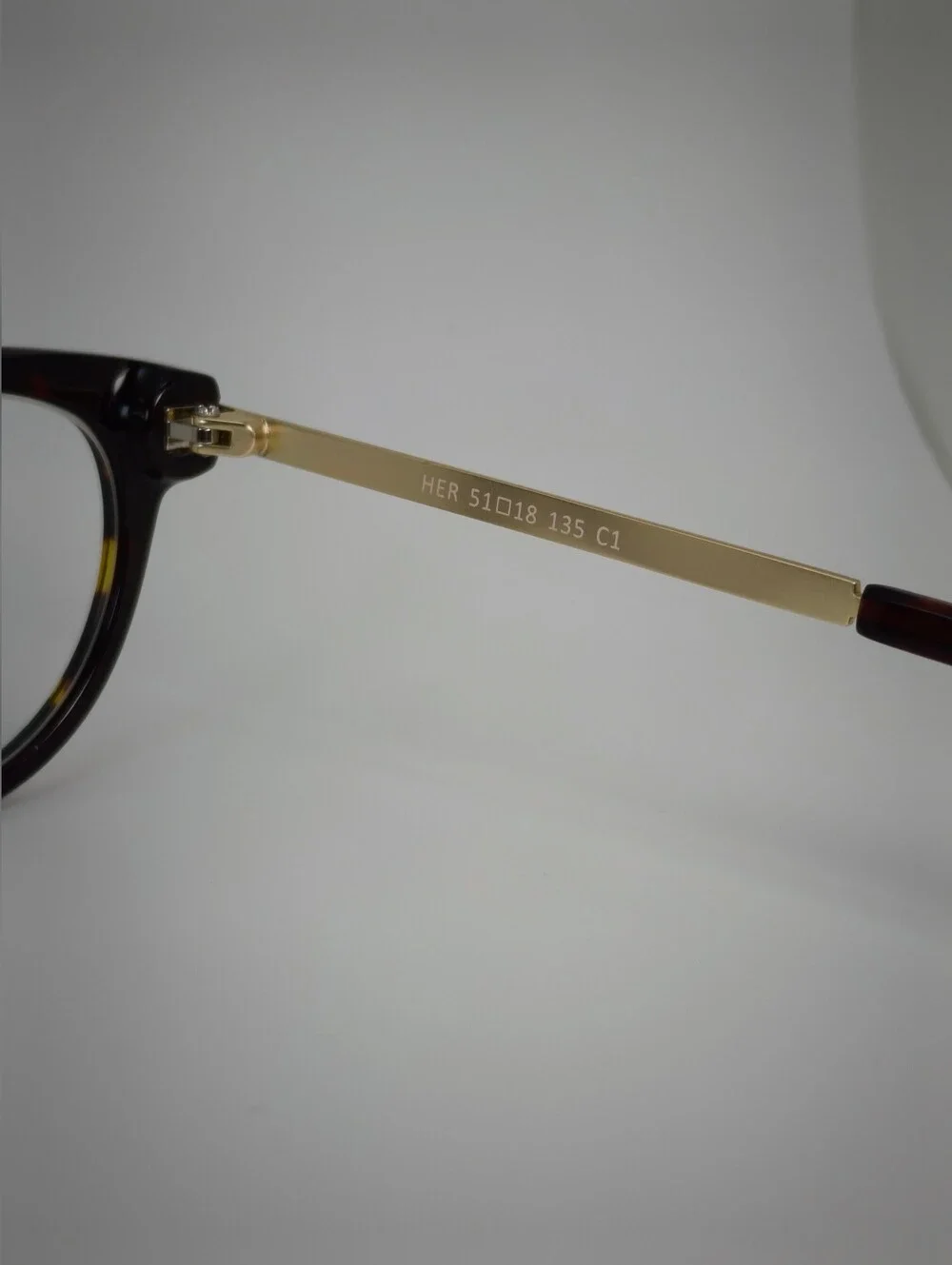 Her. Tortoiseshell Cat eye Round Women's Eyeglass Frames - Brown